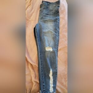 Liverpool Distressed Blue Jeans for Women